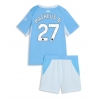 Manchester City Matheus Nunes #27 Hjemmedraktsett Barn 2026-27 Kortermet (+ Korte bukser)